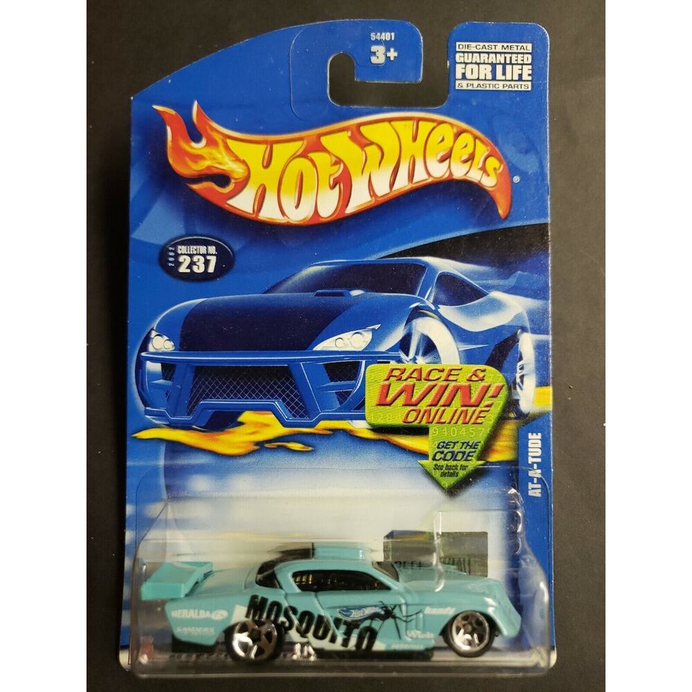 2002 - At-A-Tude Mosquito Hot Wheels 237 Teal HW7